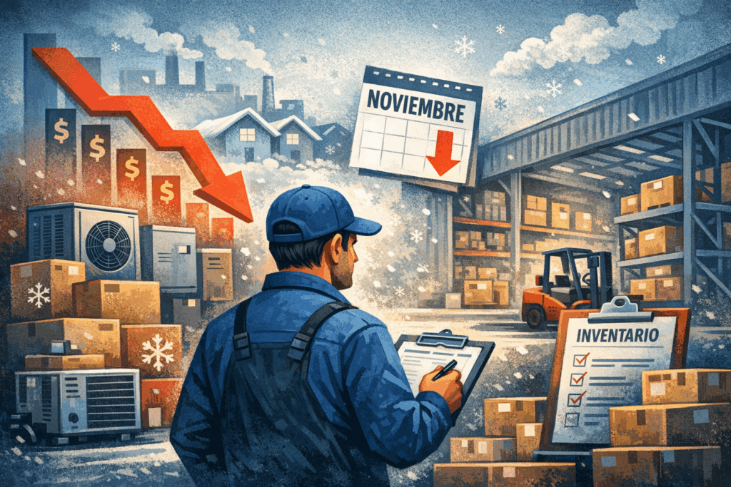 La desaceleración toca la puerta del mercado HVACR